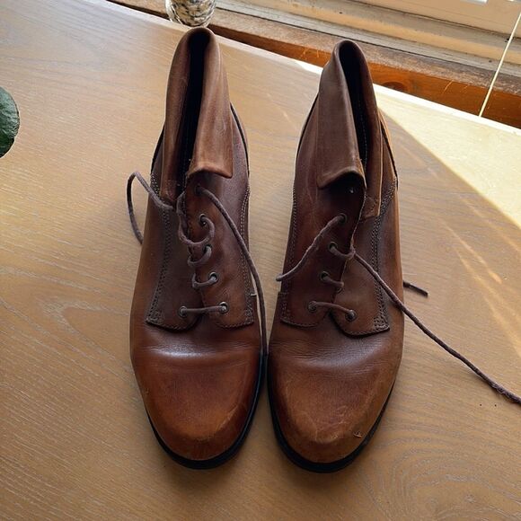 Vintage brown ankle boots - Picture 1 of 4